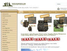 Tablet Screenshot of legerstock.com